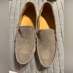 Olukai mens cooler gray suede slip on loafer size 12